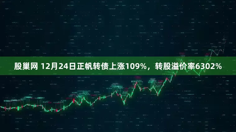 股巢网 12月24日正帆转债上涨109%，转股溢价率6302%